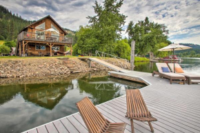 Waterfront Cabin with 2 Boat Docks and Mtn Views!, St. Maries